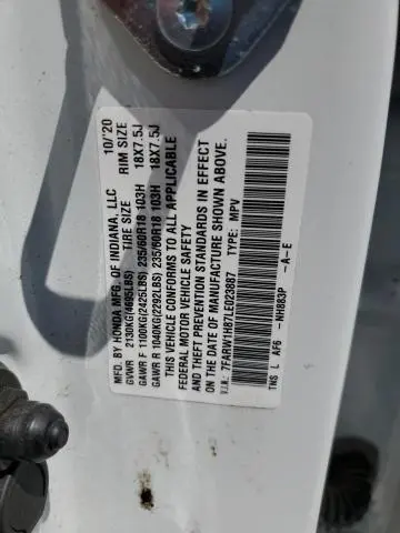 2020 HONDA CR-V EXL  