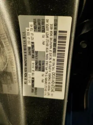 2017 TOYOTA YARIS IA   