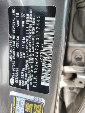 2014 KIA OPTIMA EX  