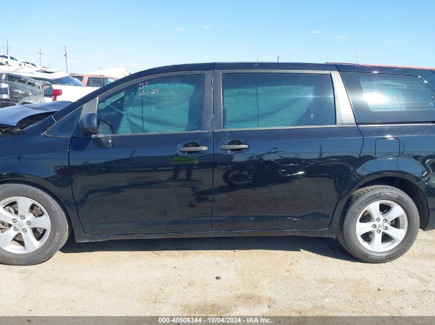 2016 TOYOTA SIENNA L 7 PASSENGER