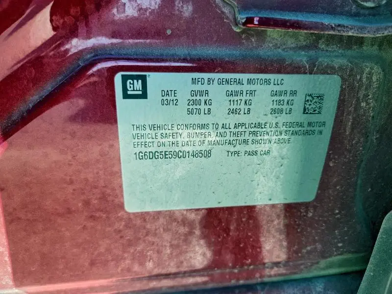 2012 CADILLAC CTS LUXURY COLLECTION  