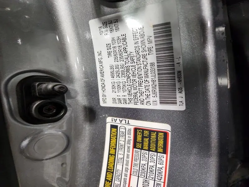 2018 HONDA CR-V EXL  