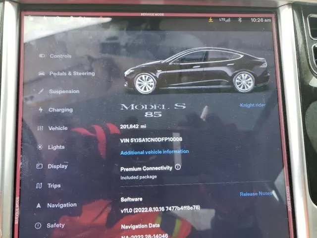 2013 TESLA MODEL S   