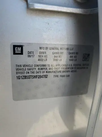 2017 CHEVROLET MALIBU LS  