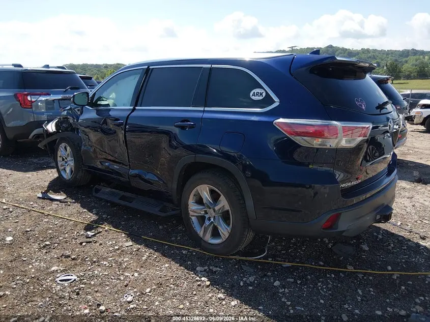 2015 TOYOTA HIGHLANDER LIMITED V6