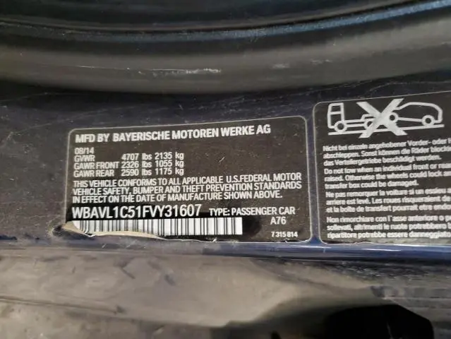 2015 BMW X1 XDRIVE28I  