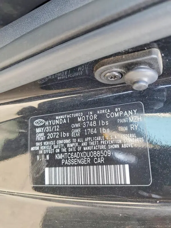 2013 HYUNDAI VELOSTER BASE  
