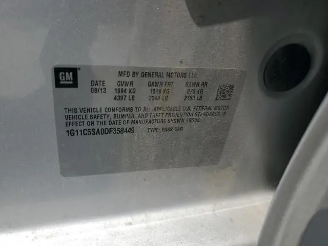 2013 CHEVROLET MALIBU 1LT  