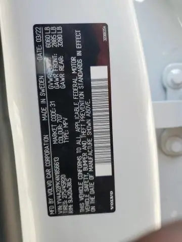 2022 VOLVO XC90 T6 MOMENTUM