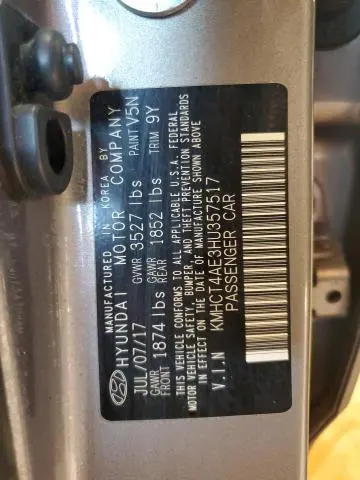 2017 HYUNDAI ACCENT SE  