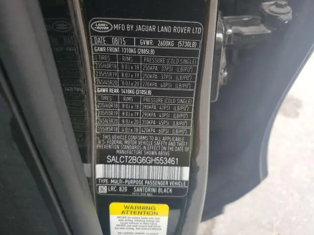 2016 LAND ROVER DISCOVERY SPORT HSE LUXURY  