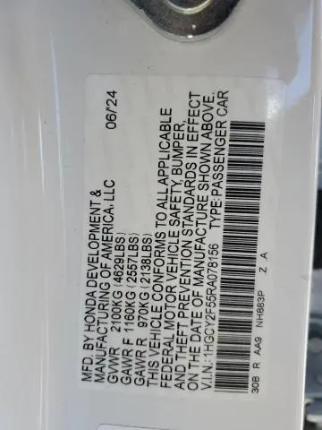 2024 HONDA ACCORD HYBRID SPORT  