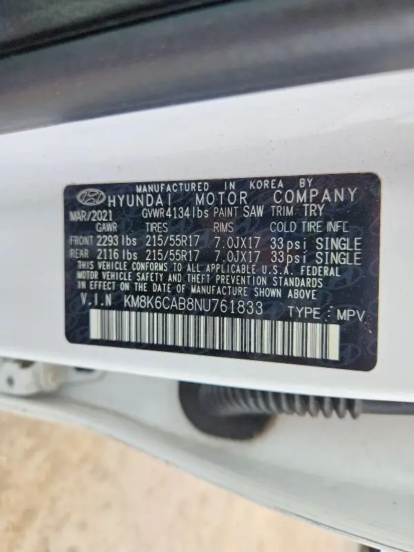 2022 HYUNDAI KONA SEL  