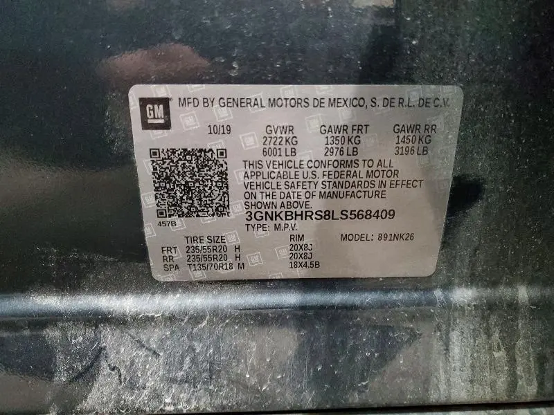 2020 CHEVROLET BLAZER 2LT  