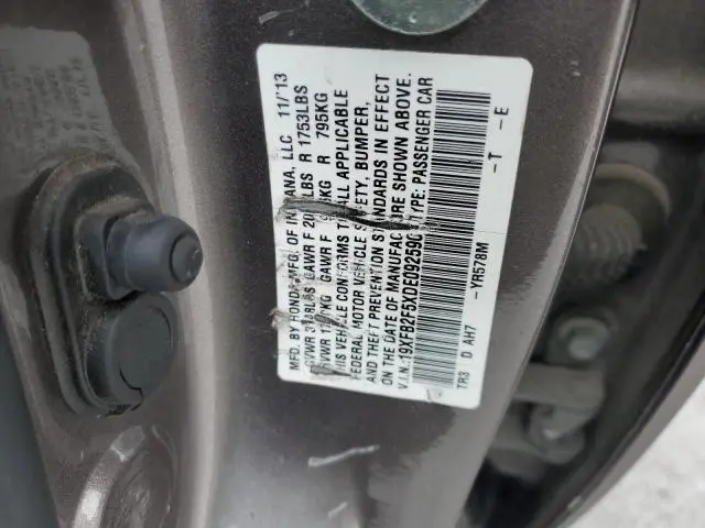 2013 HONDA CIVIC LX