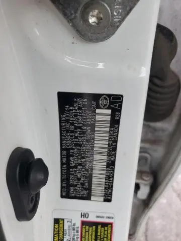 2014 TOYOTA COROLLA L  