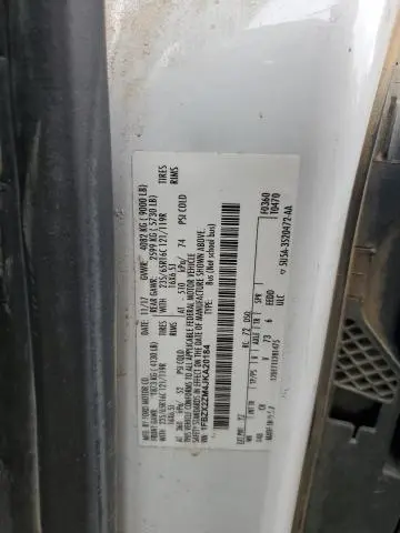 2018 FORD TRANSIT T-350  