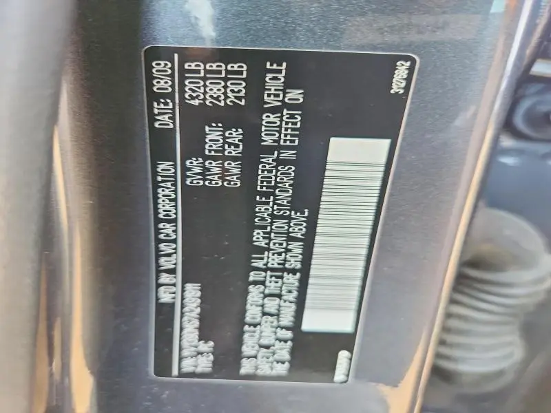 2010 VOLVO S40 2.4I  