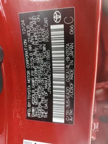 2025 TOYOTA GR COROLLA CORE  