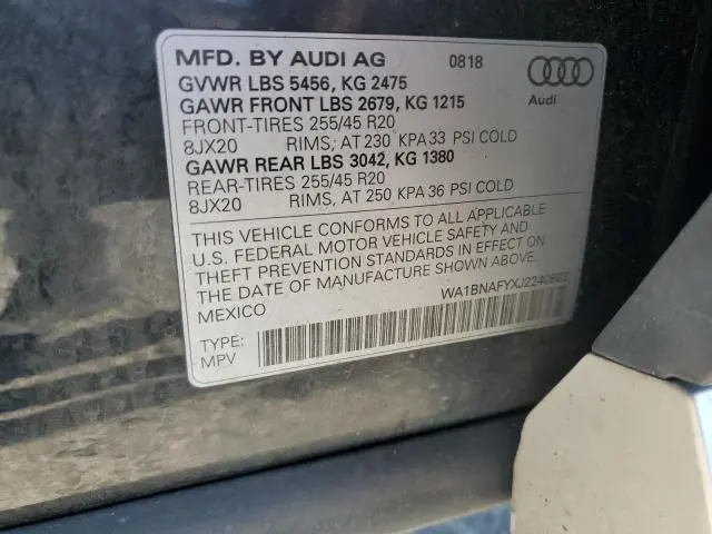 2018 AUDI Q5 PREMIUM PLUS  