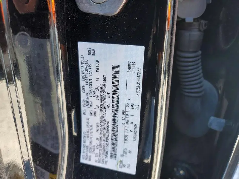 2022 FORD BRONCO BASE  