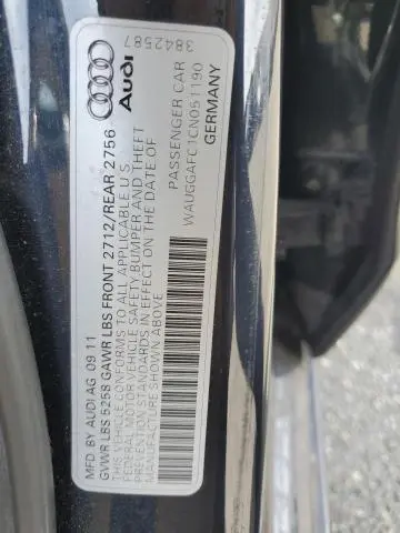 2012 AUDI A6 PREMIUM PLUS  