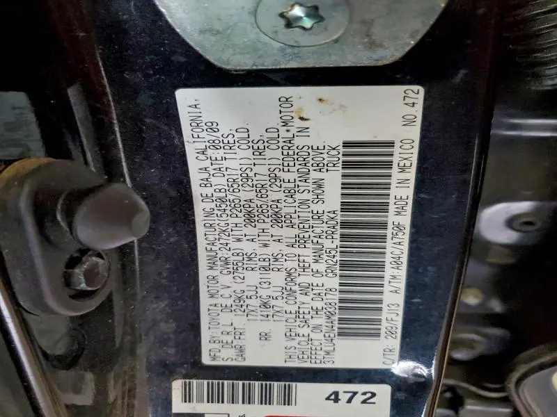 2010 TOYOTA TACOMA DOUBLE CAB  