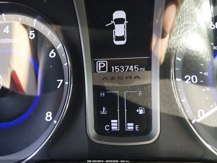 2013 HYUNDAI AZERA  