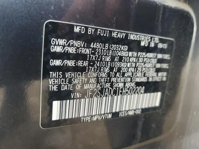 2014 SUBARU FORESTER 2.5I PREMIUM  