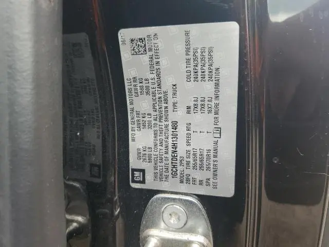 2017 CHEVROLET COLORADO Z71  