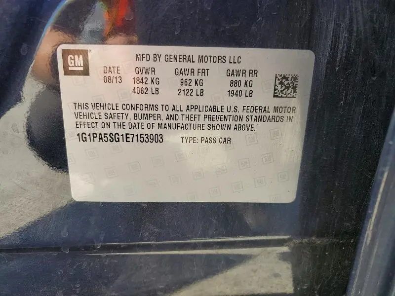 2014 CHEVROLET CRUZE LS  
