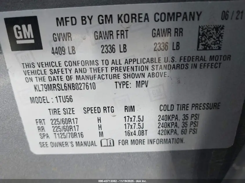 2022 CHEVROLET TRAILBLAZER AWD LT