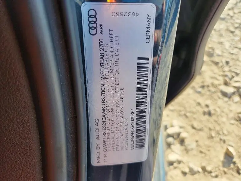 2015 AUDI A6 PREMIUM PLUS  