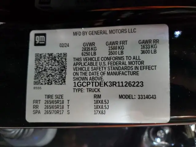 2024 CHEVROLET COLORADO Z71  