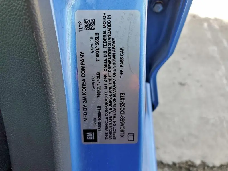 2013 CHEVROLET SPARK LS  