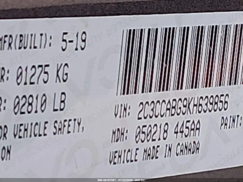 2019 CHRYSLER 300 300S