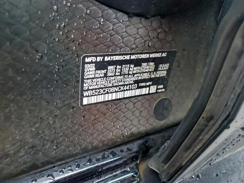 2022 BMW IX XDRIVE50  