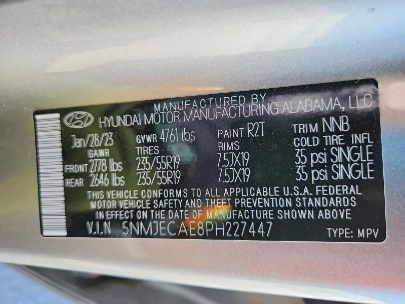 2023 HYUNDAI TUCSON LIMITED  