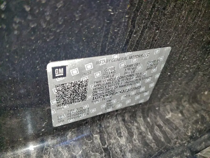 2018 CHEVROLET SILVERADO K1500 CUSTOM  