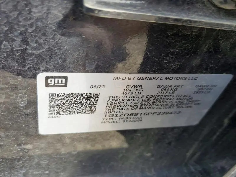 2023 CHEVROLET MALIBU LT  