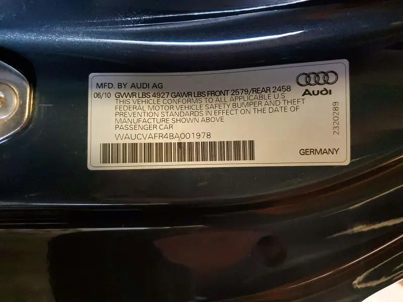 2011 AUDI S5 PREMIUM PLUS  