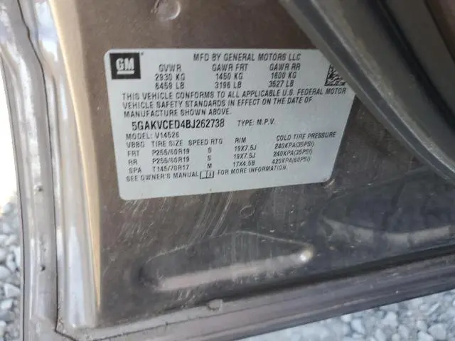 2011 BUICK ENCLAVE CXL