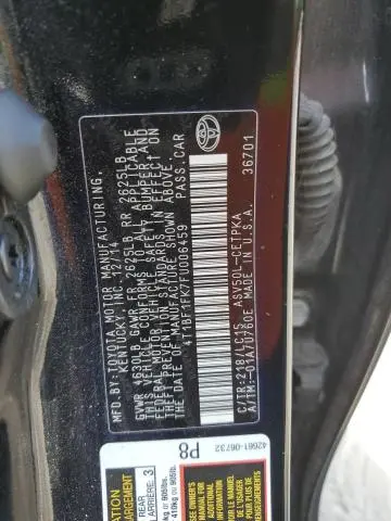 2015 TOYOTA CAMRY LE  