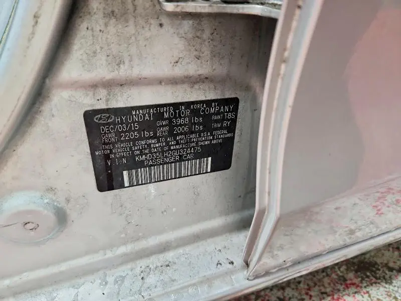 2016 HYUNDAI ELANTRA GT BASE  