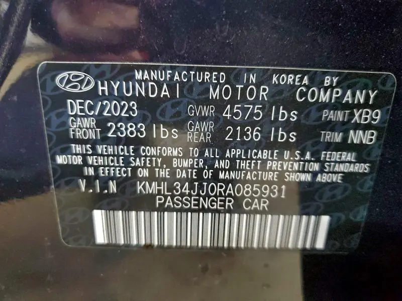 2024 HYUNDAI SONATA HYBRID  