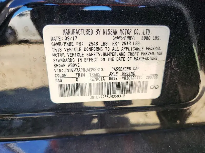2018 INFINITI Q50 3.0T SPORT  