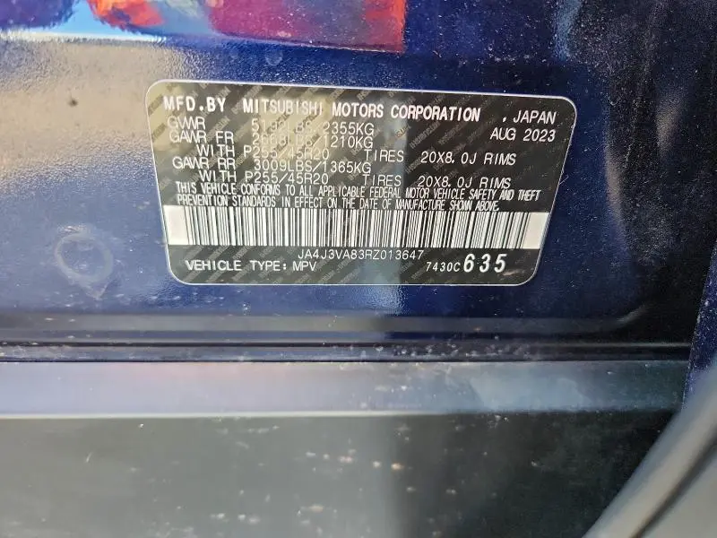 2024 MITSUBISHI OUTLANDER SE  