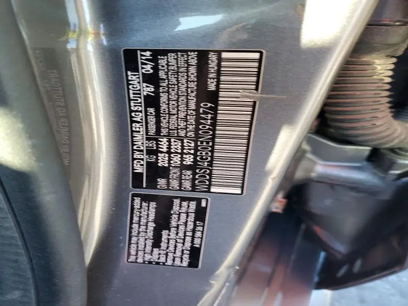 2014 MERCEDES-BENZ CLA 250 4MATIC  