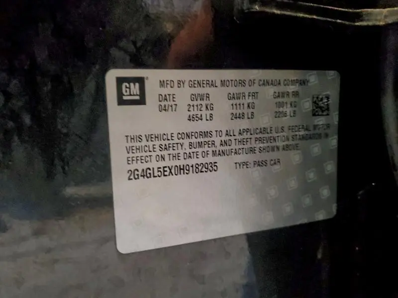 2017 BUICK REGAL SPORT TOURING  