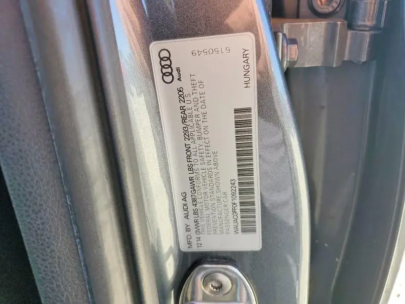 2015 AUDI A3 PREMIUM  